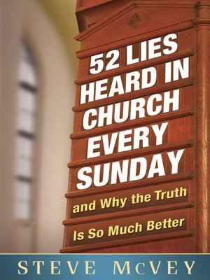 cover image of 52 Lies Heard in Church Every Sunday